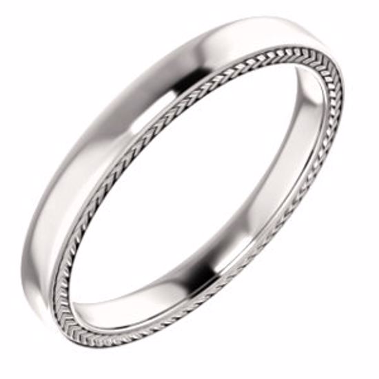 51578:3105:P 14kt Rose 3mm Band Size 10.5
