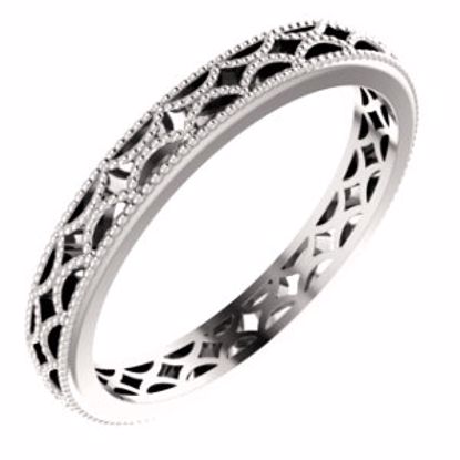 51580:131:P 14kt Rose 3mm Band Size 7.5