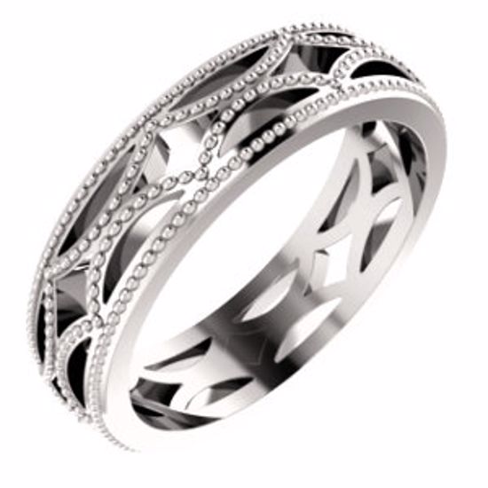 51580:156:P 14kt Rose 5mm Band Size 8.5