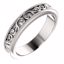 51581:147:P Platinum 4mm Band Size 8