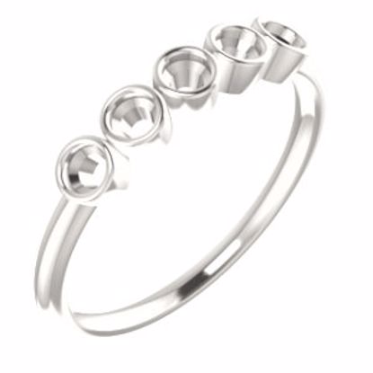 122852:110:P Sterling Silver Ring Mounting