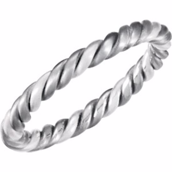 50822:60014:P 14kt White 2.5mm Band Size 6