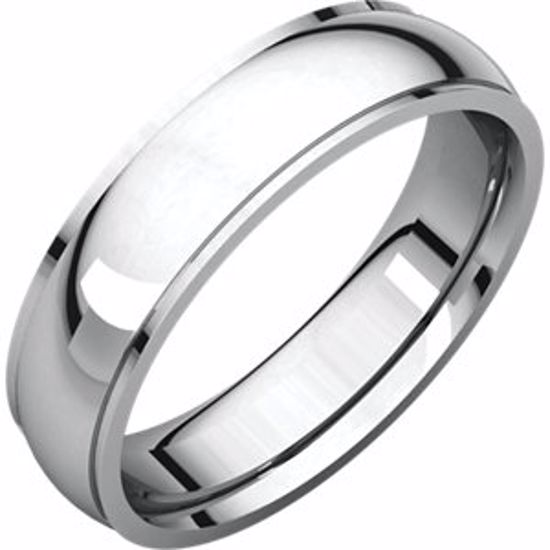 IRE9.5:185:P Platinum 5mm Comfort Fit Edge Band 