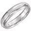 51539:279:P Platinum 5mm Comfort Fit Milgrain Band Size 5.5