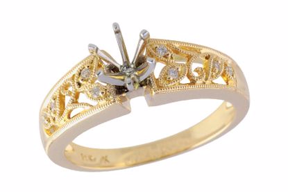 A060-30488_Y A060-30488_Y - 14KT Gold Semi-Mount Engagement Ring