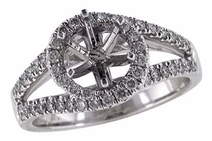 D237-63260_W D237-63260_W - 14KT Gold Semi-Mount Engagement Ring