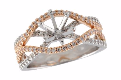 B238-45942_TR B238-45942_TR - 14KT Gold Semi-Mount Engagement Ring