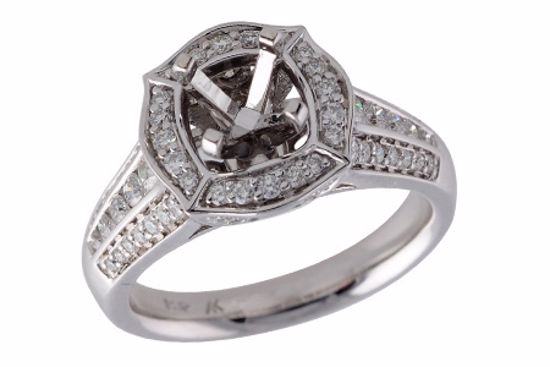 M239-39623_W M239-39623_W - 14KT Gold Semi-Mount Engagement Ring