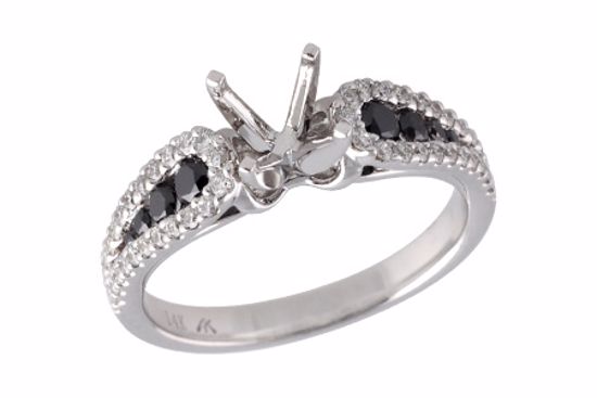 A240-35060_W A240-35060_W - 14KT Gold Semi-Mount Engagement Ring