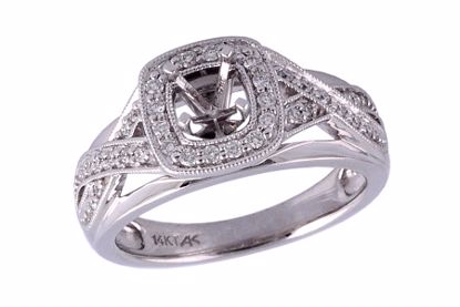 C241-18651_W C241-18651_W - 14KT Gold Semi-Mount Engagement Ring