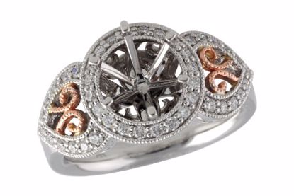C241-20460_T C241-20460_T - 14KT Gold Semi-Mount Engagement Ring