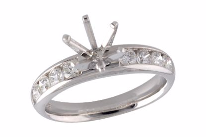 M239-42341_W M239-42341_W - 14KT Gold Semi-Mount Engagement Ring