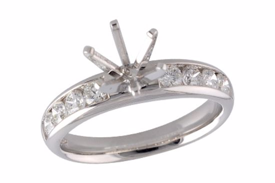 M239-42341_W M239-42341_W - 14KT Gold Semi-Mount Engagement Ring