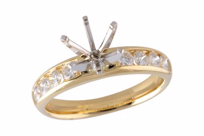 M239-42341_Y M239-42341_Y - 14KT Gold Semi-Mount Engagement Ring