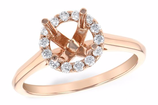 C239-36878_P C239-36878_P - 14KT Gold Semi-Mount Engagement Ring