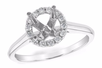 C239-36878_W C239-36878_W - 14KT Gold Semi-Mount Engagement Ring