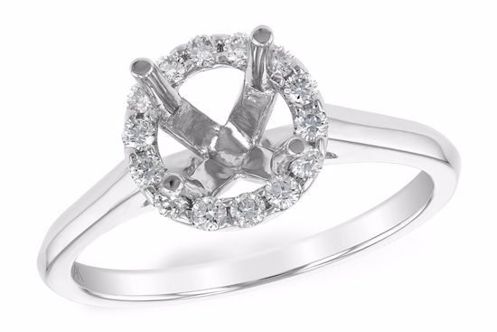 C239-36878_W C239-36878_W - 14KT Gold Semi-Mount Engagement Ring