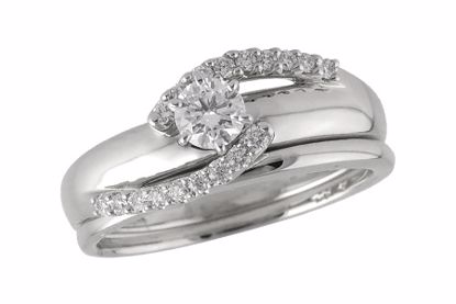 B237-62288_W B237-62288_W - 14KT Gold Two-Piece Wedding Set