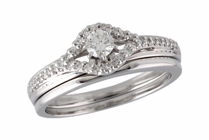 A240-30488_W A240-30488_W - 14KT Gold Two-Piece Wedding Set