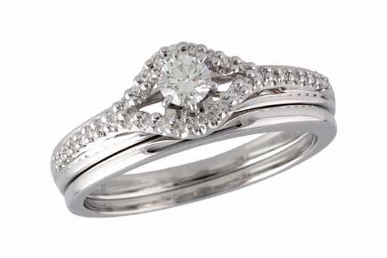 A240-30488_W A240-30488_W - 14KT Gold Two-Piece Wedding Set
