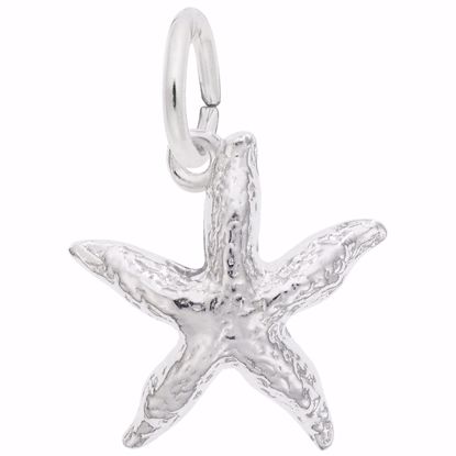 Picture of Starfish Charm Pendant - Sterling Silver