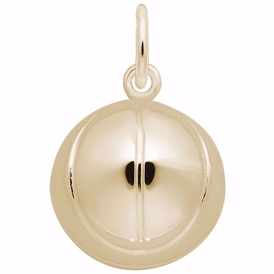 Picture of Basketball Charm Pendant - 14K Gold