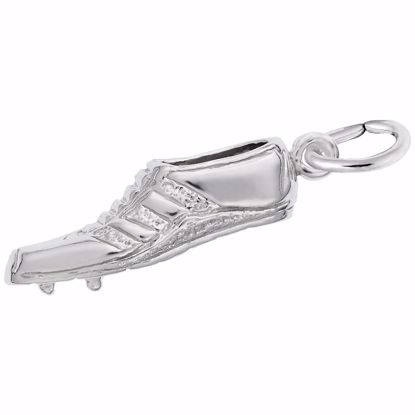 Picture of Track Shoe Charm Pendant - Sterling Silver