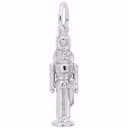 Picture of Nutcracker Charm Pendant - Sterling Silver