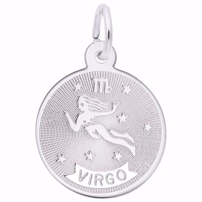 Picture of Virgo Charm Pendant - Sterling Silver