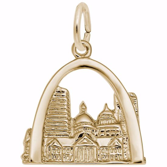 Picture of St Louis Charm Pendant - 14K Gold