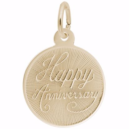 Picture of Anniversary Charm Pendant - 14K Gold