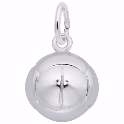 Picture of Volleyball Charm Pendant - Sterling Silver