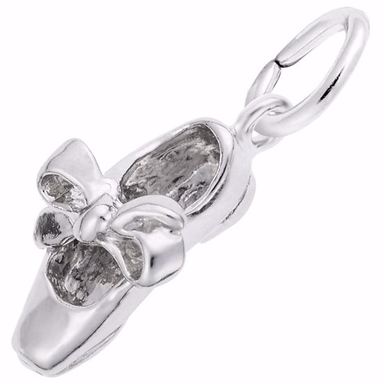 Picture of Tap Shoe Charm Pendant - Sterling Silver
