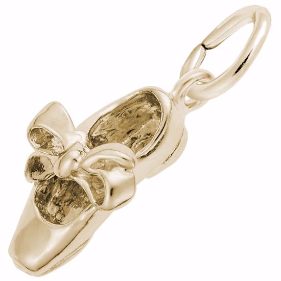 Picture of Tap Shoe Charm Pendant - 14K Gold
